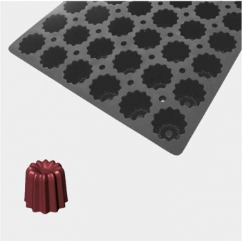 Moule souple 20 mini-cannelés Elastomoule® DE BUYER - Ambiance