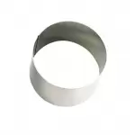 De Buyer 3989.06 De Buyer Stainless Steel Individual Entremet Round Ring - Ø 6 cm x 4.5 cm - Each Individual Cake Rings
