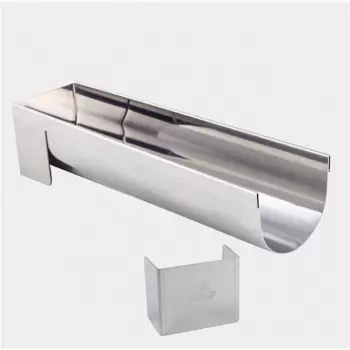 De Buyer 3206.80 De Buyer Stainless Steel Yule Log Mold 50 x 8 x 6.5cm Log Molds