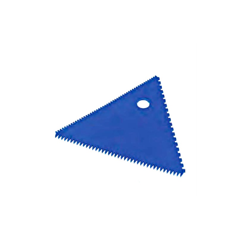 Pastry Chef's Boutique M2765 Plastic Triangular 3 Sided Pastry Comb
