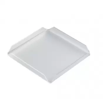Martellato VP00206 Clear Square Polycarbonate Display Tray for Chocolates - 17 x 17 x 2cm Display for Chocolates