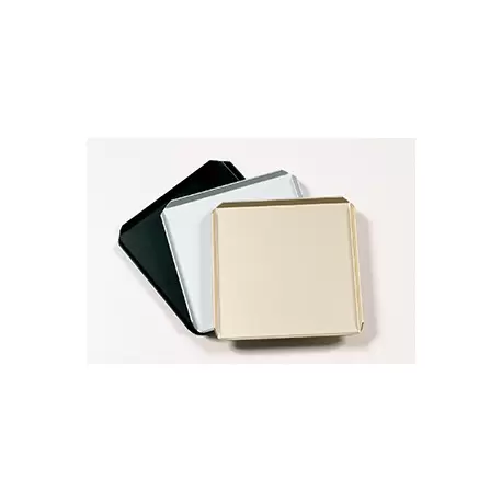 Chocolate World SIL9022 Black Square Plastic Display Tray for Chocolates - 170 x 170 mm Display for Chocolates