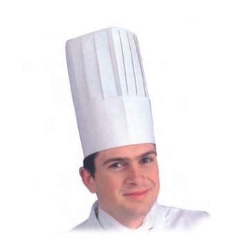 Pastry Chef's Boutique M05856 High Style Adjustable Chef's Hat 26.5 cm - 10pcs Chef Hats