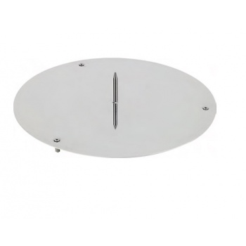 Stainless Steel Cake Base with Central Pick  -  ø 32 cm