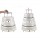 Pastry Chef's Boutique M12502 Stainless Steel French Style Wedding Cake Display - 3 Trays for 4 Levels Cakes - 28/22/14 cm We...