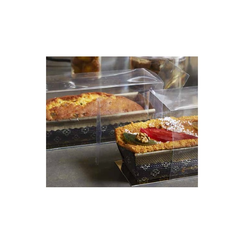 Pastry Chef's Boutique M15126 Clear Rectangle Plastic box for Cake