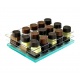 Pastry Chef's Boutique M40234 Polycarbonate Chocolate Display Rectangular Shelves - 20x15 cm Display for Chocolates