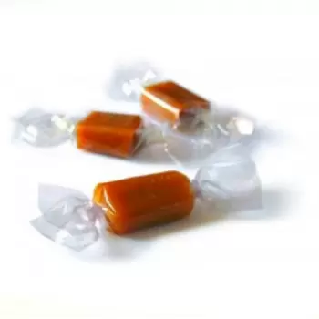 Pastry Chef's Boutique M23160 Clear Cellophane Caramel Wrappers - 8 x 8 cm - Pack of 1000 Chocolate and Candy Wrapping