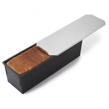 Matfer Bourgeat 345842 Matfer Bourgeat Exoglass® Bread Mold With Stainless Steel Lid - 1.8 Kg - 4 Lbs - 15 3/4'' x 4 3/4'' x ...