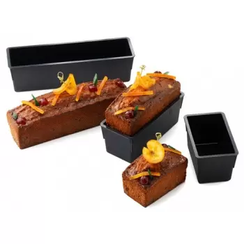 Matfer Bourgeat 345074 Matfer Bourgeat Exoglass® Loaf Mold - L 7 7/8"x W 3 1/6"x H 3 1/6"- Cap. 38 7/8 oz. Exoglass Molds