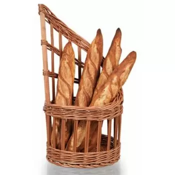 Matfer Bourgeat 573421 Matfer Bourgeat Wicker Basket For Bread - Diameter 11 Bread Display
