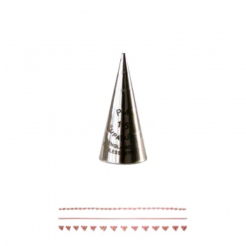 PME XST1.5 Stainless Steel High Definition Pastry Writing Tip - 1.5mm Writing Pastry Tips