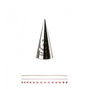 PME XST1.5 Stainless Steel High Definition Pastry Writing Tip - 1.5mm Writing Pastry Tips
