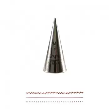 PME XST1 Stainless Steel High Definition Pastry Writing Tip - 1mm Writing Pastry Tips