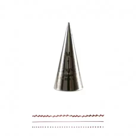 PME XST1 Stainless Steel High Definition Pastry Writing Tip - 1mm Writing Pastry Tips