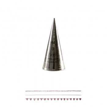 PME XST00 Stainless Steel High Definition Pastry Writing Tip - XST00 Writing Pastry Tips