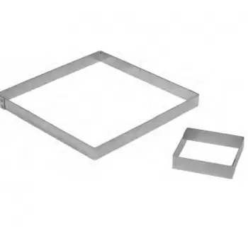 Stainless Steel Square Tart Ring 7.5 x 7.5 cm - 2 cm High