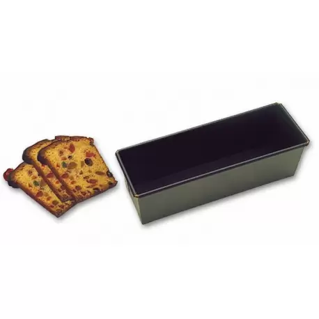 Matfer Bourgeat 331077 Matfer Bourgeat Exopan Steel Non-Stick Straight Bread or Cake Loaf Pan Mold - 15 3/4" x 3 1/6" x3 1/6"...