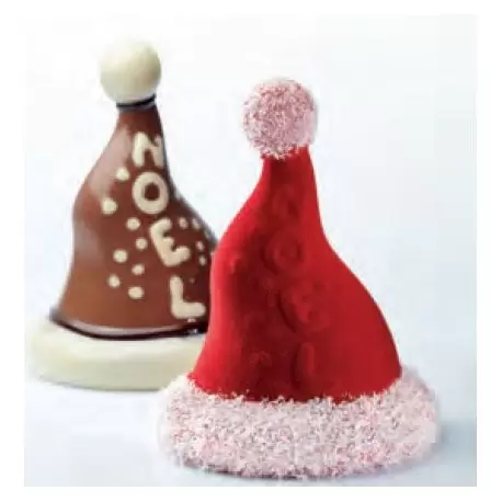 Pavoni KT153 Pavoni Thermoformed Mold - NOEL - Christmas Hat Ø 130 x 170 mm H - Weight: 180 g - 2sets Holidays Molds