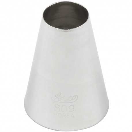 Ateco 809 Ateco 809 - Plain Pastry Tip .69'' Opening Diameter- Stainless Steel Plain Opening Pastry Tips