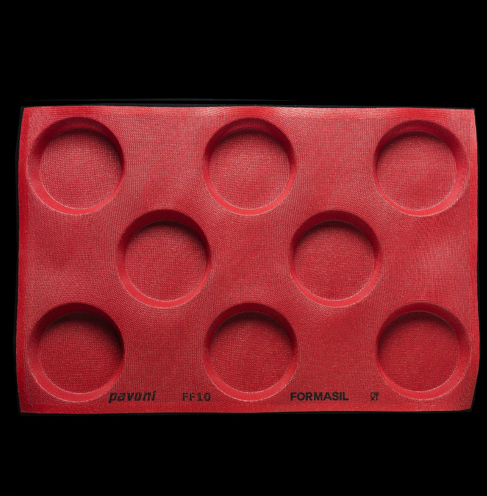 PAVONI SILICONE MOULD ROUND PLAIN - Core Catering