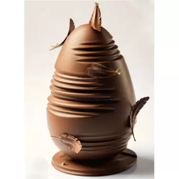 Pavoni KT169 Pavoni Thermoformed Mold - NICK - Easter Eggs Ø 130 x 200 mm - Weight: 380 g - 2 sets Thermoformed Chocolate Molds