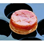 Sasa Demarle Flexipan Origine -  Deep Cylinder Cheesecakes Molds Ø 3.25'' (82 mm) - Depth 1.18'' (30 mm) - 16'' x 24'' - 15 ind