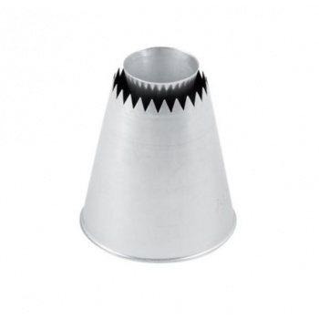 Martellato BXB01 Stainless Steel Sultan Pastry Tip Nozzle - High Cone Specialty Pastry Tips
