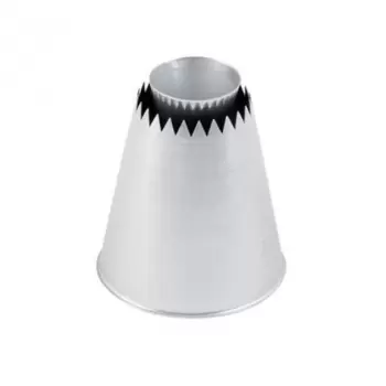 Martellato BXB01 Stainless Steel Sultan Pastry Tip Nozzle - High Cone Specialty Pastry Tips