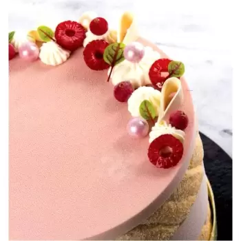Pastry Chef's Boutique PCB77287 Belgian Chocolate Decoration Assorted Mini Pearls ø14mm - 312 Pces Chocolate Fantasies Decora...