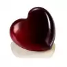 Martellato MA1995 Polycarbonate Small Heart Snack Chocolate Mold - 12pcs - 28gr - 45x42x16 mm Valentine's Molds