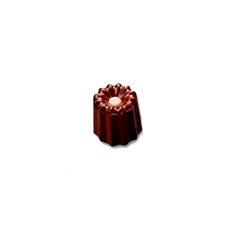 Moule à chocolat 40 mini-cannelés 275 mm x 175 mm - Matfer-Bourgeat