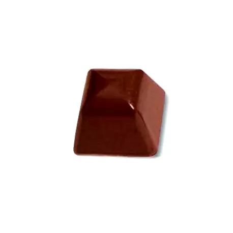 Cabrellon 24B Polycarbonate Chocolate Mold Square 25x25x19mm - 4x8 Cavity - 11gr - 275x175 mm Modern Shaped Molds