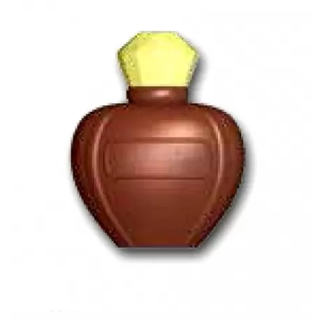 Cabrellon 16642 Polycarbonate Perfume Bottle Chocolate Mold - 80x65mm - 4+4 Cavity - 4 Whole fig - 275x175mm Themed Molds