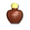 Cabrellon 16642 Polycarbonate Perfume Bottle Chocolate Mold - 80x65mm - 4+4 Cavity - 4 Whole fig - 275x175mm Themed Molds