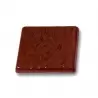 Cabrellon 13630 Polycarbonate After Eight Chocolate Bar Mold - 43x43x4 mm - 3x5 pcs - 9 gr - 275x175mm Tablets Molds