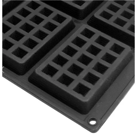 Sasa Demarle FX 2300 Sasa Demarle Flexipan Inspiration Waffles 80 x 127 mm | Prof. Depth 15 mm | Vol. 100 ml - 8 Cavity Flexi...