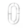 Pastry Chef's Boutique PCB2369S-0 Stainless Steel Heavy Duty Jumbo Number Cutters - 0 Number - 32 x 18 cm Specialty Cookie Cu...