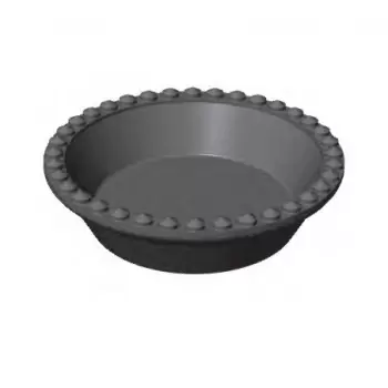 Pavoni PLATES F PAVONI Cookmatic Round Tart Shell Plates - ø 90 x 21 mm - 8 Cavity Other Machines