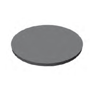 Pavoni PLATES 11 PAVONI Cookmatic Flat Cookie Base Shell Plates - ø 100 mm x 6 mm - 8 Cavity Other Machines