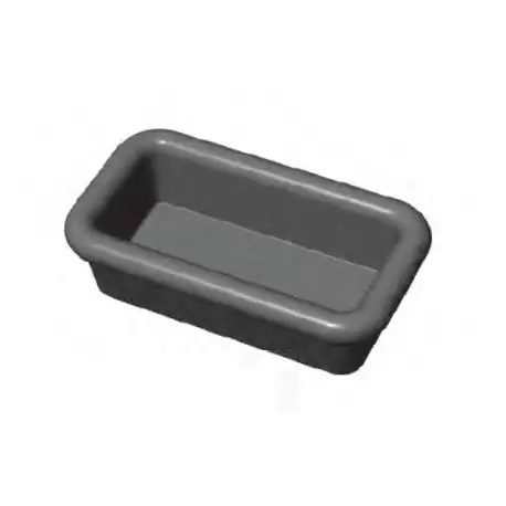 Pavoni PLATES Q PAVONI Cookmatic Mini Rectangular Tart Shells Plates 52 x 29 x 16 mm - 35 Cavity Other Machines