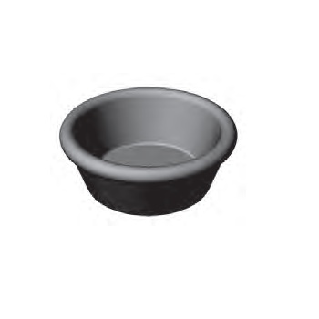 Pavoni PLATES 12 PAVONI Cookmatic Round Tart Shells Plates ø 52 mm x 20 mm - 25 Cavity Other Machines