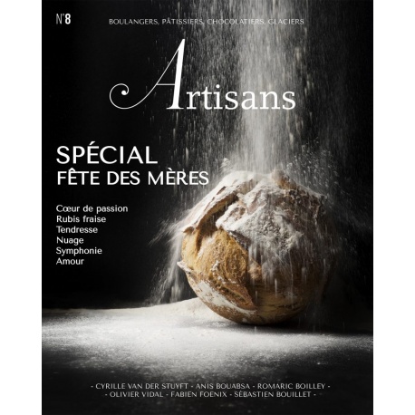 Stephane Glacier ART08 ARTISANS n°8 Boulangers, pâtissiers, chocolatiers, glaciers - Stephane Glacier - French Artisan Magazine