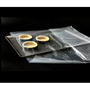 Pastry Chef's Boutique SR0025 High Density Dough Sheet Pans Plastic Bags - 500 x 700 mm - 45 Microns - 100 pcs Acetate Rolls ...