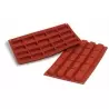 Silikomart SF060 Silikomart Nougat Silicone Mold - 50 x 25 x 20 mm - SF060 - 20 Cavity Non-Stick Silicone Molds