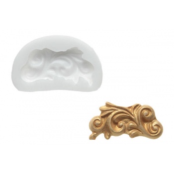 Silikomart SLK144 Silikomart Sugarflex Silicone Décor Mold - Ornament - 53 x 25 mm Sugarpaste Silicone Molds