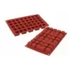 Silikomart SF263 Silikomart Silicone Molds - Mini Cubes 24 x 24 x 24 mm - 13 ml - 40 Cavity Non-Stick Silicone Molds