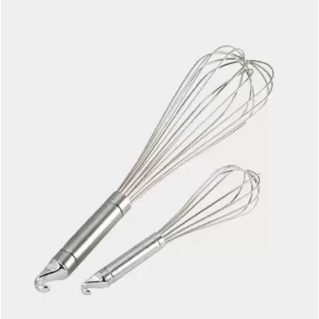 De Buyer 2604.25 De Buyer Stainless steel Professional Whisk with hook - 25 cm Whisks