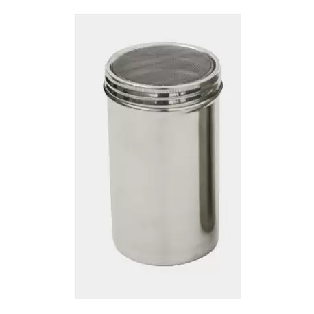 De Buyer 4782.00N De Buyer Stainless Steel Sugar Dredger - Mesh - 6.5 cm dia x 12 cm - 10 oz Sifters and Strainers