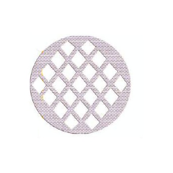 Mae 012413 Sil'Tip Round Silicone Bread Mask Mat for Bread Design - Grid Silpat Baking Mat